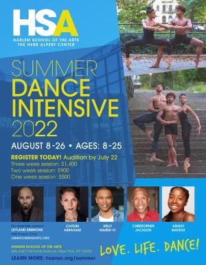 The Harlem School of the Arts Summer Dance Intensive 2022 Is Back With An Impressive List Of Guest Artists Image
