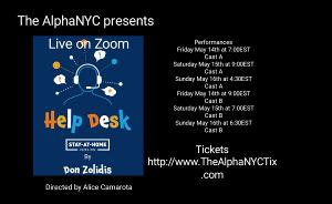 The AlphaNYC Presents HELP DESK Live On Zoom Image
