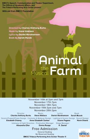 New Developmental Production of ANIMAL FARM: THE MUSICAL to be Presented at the Tribeca Performing Arts Center 