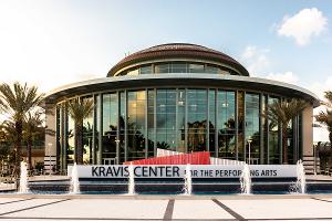 Kravis Center Lights Up Red in Support of Economic Relief to Live Events Industry 