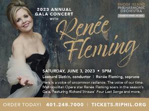 The Rhode Island Philharmonic Orchestra to Present Renee Fleming in June 2023  Image