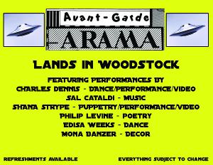 AVANT-GARDE-ARAMA LANDS IN WOODSTOCK Begins Performances, July 24 Image