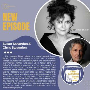 Listen: Susan Sarandon & Seth Rudetsky Join Season 2 of Chris Sarandon's COOKING BY HEART Podcast Image