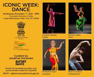 Consulate General Of India - New York Announces An Evening Of Indian Dance Image