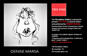 THE PASS, A Musical By Denise Marsa Will Come to Revelation Gallery in the West Village Image