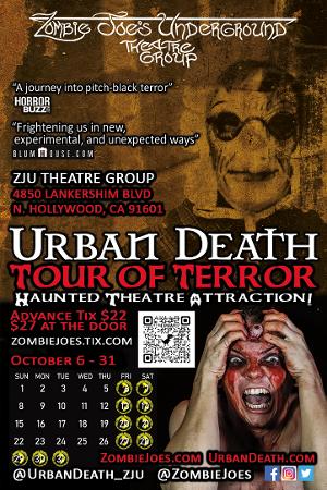 URBAN DEATH TOUR OF TERROR Returns For Halloween! 