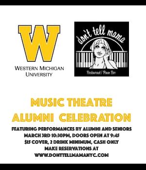 Western Michigan University Alumni Celebration Cabaret At Don't Tell Mama 