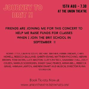West End Stars To Help Young Performer Raise Tuition Fees With JOURNEY TO BRIT! 