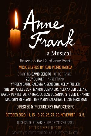 Cast Set For ANNE FRANK, A MUSICAL Off-Broadway Image