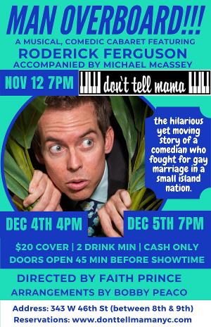 Roderick Ferguson to Present MAN OVERBOARD!!! at Don't Tell Mama Image