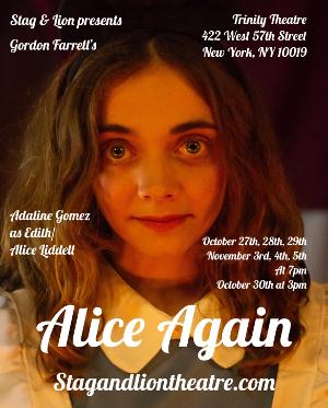 Gordon Farrell's ALICE AGAIN Opens Tonight at the Trinity Theatre  Image