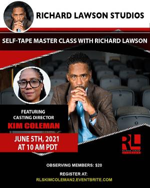 Kim Coleman Returns To The  Richard Lawson Studios Master Class Series Image