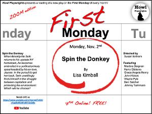 Howl Playwrights To Showcase Lisa Kimball's SPIN THE DONKEY Just In Time For Election Day Image