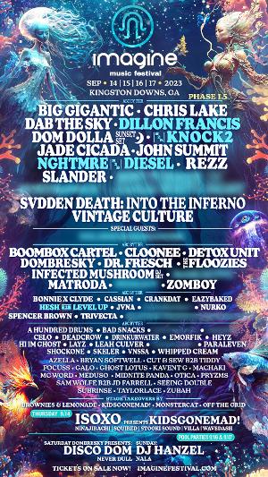 Imagine Music Festival Sets Phase 1.5 Lineup Featuring Regional And Local Artist Additions Image