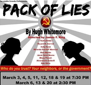Hugh Whitemore's PACK OF LIES to Open at Barnstable Comedy Club Image