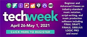 MusicalWriters.com Hosts TECH WEEK: Specialized Classes on Industry Standard Script-Writing, Notation znd Music Production Software Image