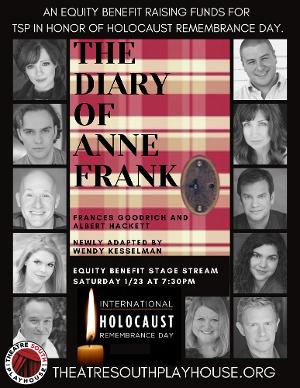 THE DIARY OF ANNE FRANK Returns To Theatre South Playhouse For One Night Only 