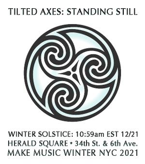 Tilted Axes Performs In Herald Square For The Winter Solstice Image