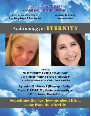 AUDITIONING FOR ETERNITY to Premiere at Theatre For The New City This Month 