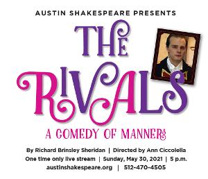 Live Zoom Reading Of THE RIVALS to be Presented by Austin Shakespeare Image