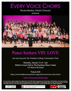 Every Voice Choirs Presents PEACE SEEKERS VIII: LOVE  Image