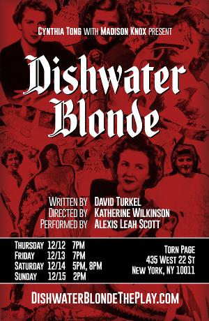 DISHWATER BLONDE Comes to Torn Page In Chelsea Image