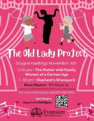 The Old Lady Project Presents Readings At Piven Theatre, Saturday, November 4 Image