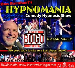 Don Barnhart's HYPNOMANIA Comedy Hypnosis Show Opens In Las Vegas 