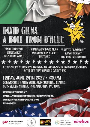 A BOLT FROM D'Blue By  David Gilna Comes to Philadelphia  Image