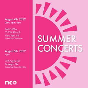 New Camerata Opera Presents An Outdoor Summer Concert With Operation Gig! 