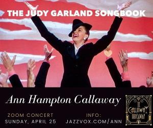 Ann Hampton Callaway to Perform The Judy Garland Songbook 