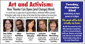 Theater Resources Unlimited Presents 'Art And Activism: How Theater Can Open (and Change) Minds'  Image