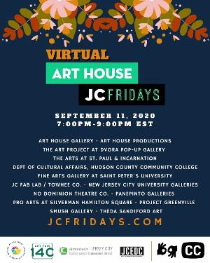 Art House Productions Announces Lineup For Virtual JC Fridays On September 11, 2020 