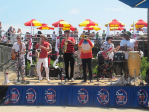 Lagond All-Stars Perform Free Live Jazz, Latin & Funk At Coney Island's Deno's Wonder Wheel Park Image