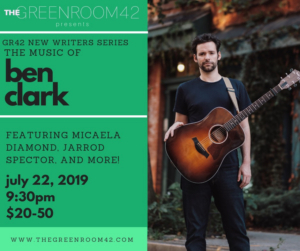 The Music of Ben Clark Comes to The Green Room 42 