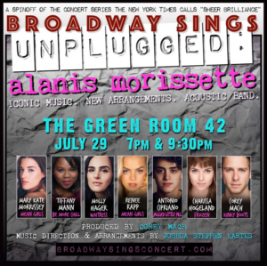 Antonio Cipriano, Mary Kate Morrissey, Renee Rapp And More Set For BROADWAY SINGS ALANIS: UNPLUGGED Image