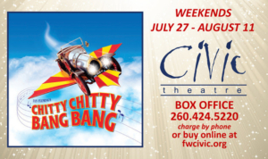 CHITTY CHITTY BANG BANG Opens This Weekend At Fort Wayne Civic Theatre 