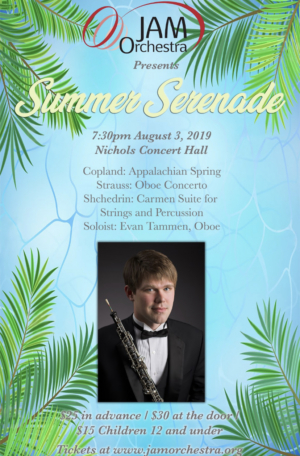 Jam Orchestra Presents A SUMMER SERENADE At Nichols Concert Hall  Image