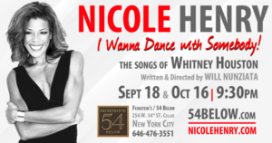 Award-Winning Vocalist Nicole Henry Celebrates The Songs Of Whitney Houston  At Feinstein's / 54 Below   Image