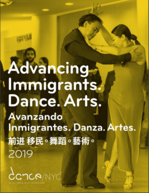 Dance/NYC Publishes Advancing Immigrants. Dance. Arts. Research Report Image