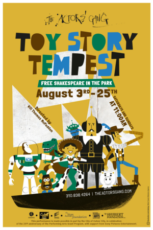 Actors' Gang Presents TOY STORY TEMPEST As Part Of Free Shakespeare In The Park Series 
