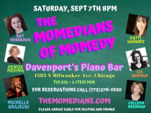 THE MOMEDIANS OF MOMEDY Come To Davenport's 9/7 Image