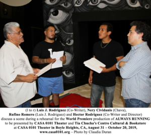 CASA 0101 Theater, Centro Cultural, And Bookstore Present The World Premiere Of ALWAYS RUNNING Image