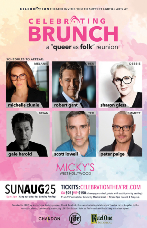 Celebration Presents Fundraising Event CELEBRATING BRUNCH: A QUEER AS FOLK Reunion 