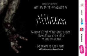 AFFLICTION Comes to Sydney Fringe Image