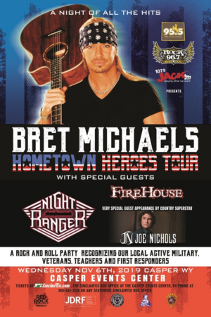 Bret Michaels HOMETOWN HEROES Tour Kicks-Off In Casper Image