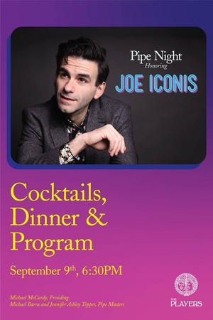 The Players Presents A Pipe Night Honoring Joe Iconis On Monday Image