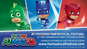Free Downloadable Tickets Available To See PJ MASKS At Phoenix Famtastical Festival Image