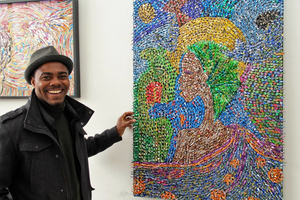 The Recycled Art Of Visiting Artist, Faustin Adeniran, On Display At The Firehouse Gallery  Image