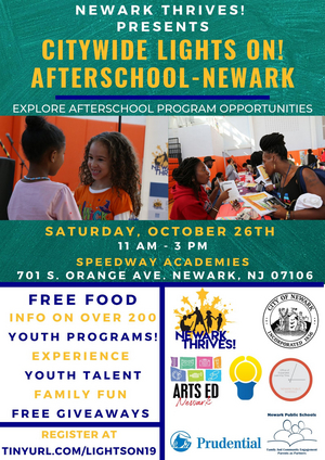 Newark Thrives! Presents Citywide LIGHTS ON! Afterschool-Newark  Image